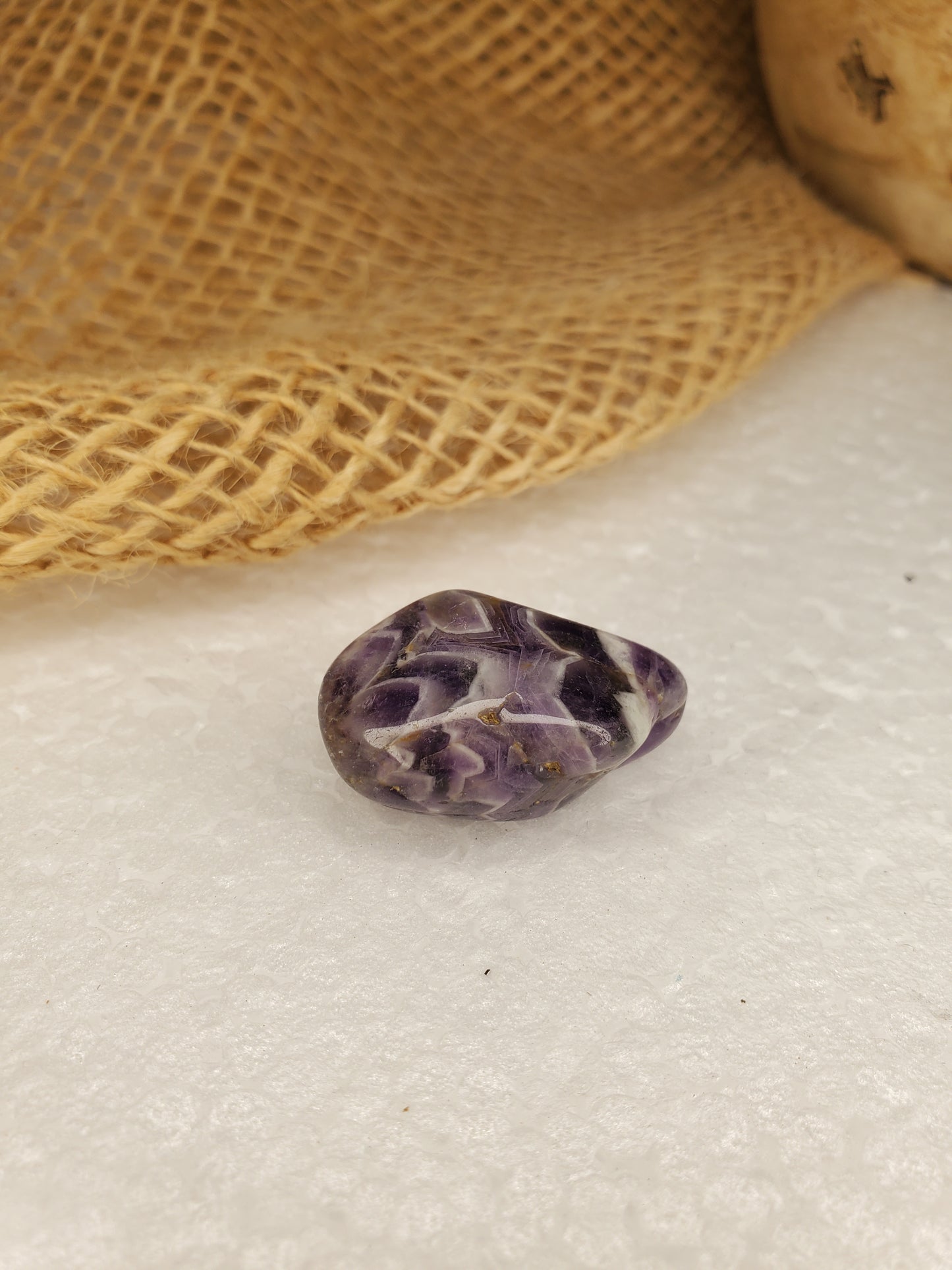 Chevron Amethyst Tumble