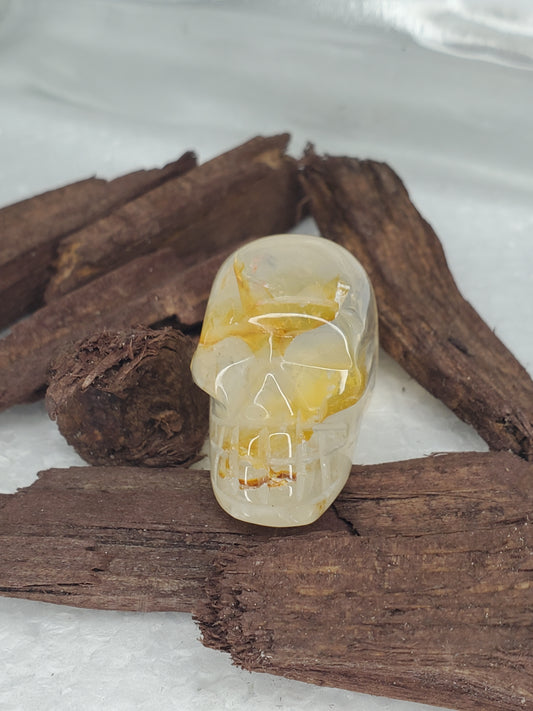 Citrine Skull