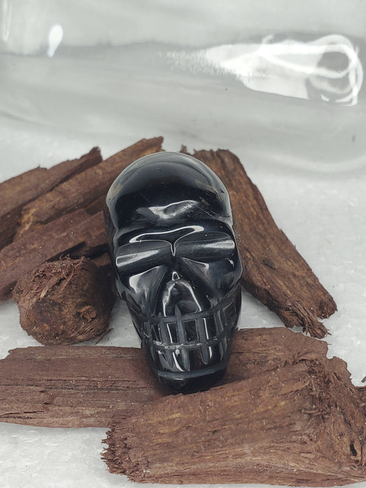 Smoky Quartz Skull