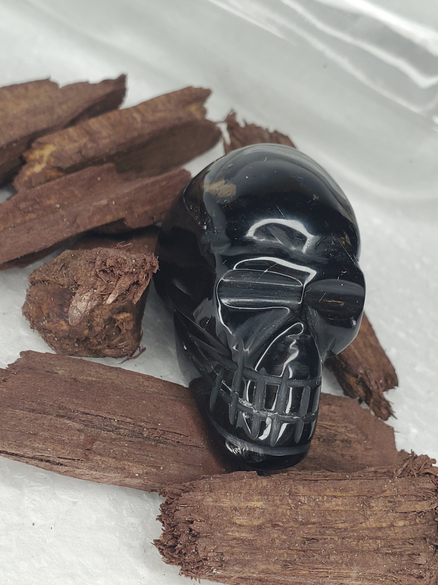 Smoky Quartz Skull