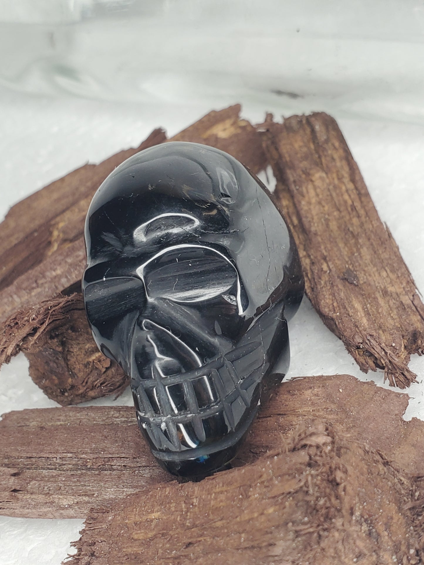 Smoky Quartz Skull