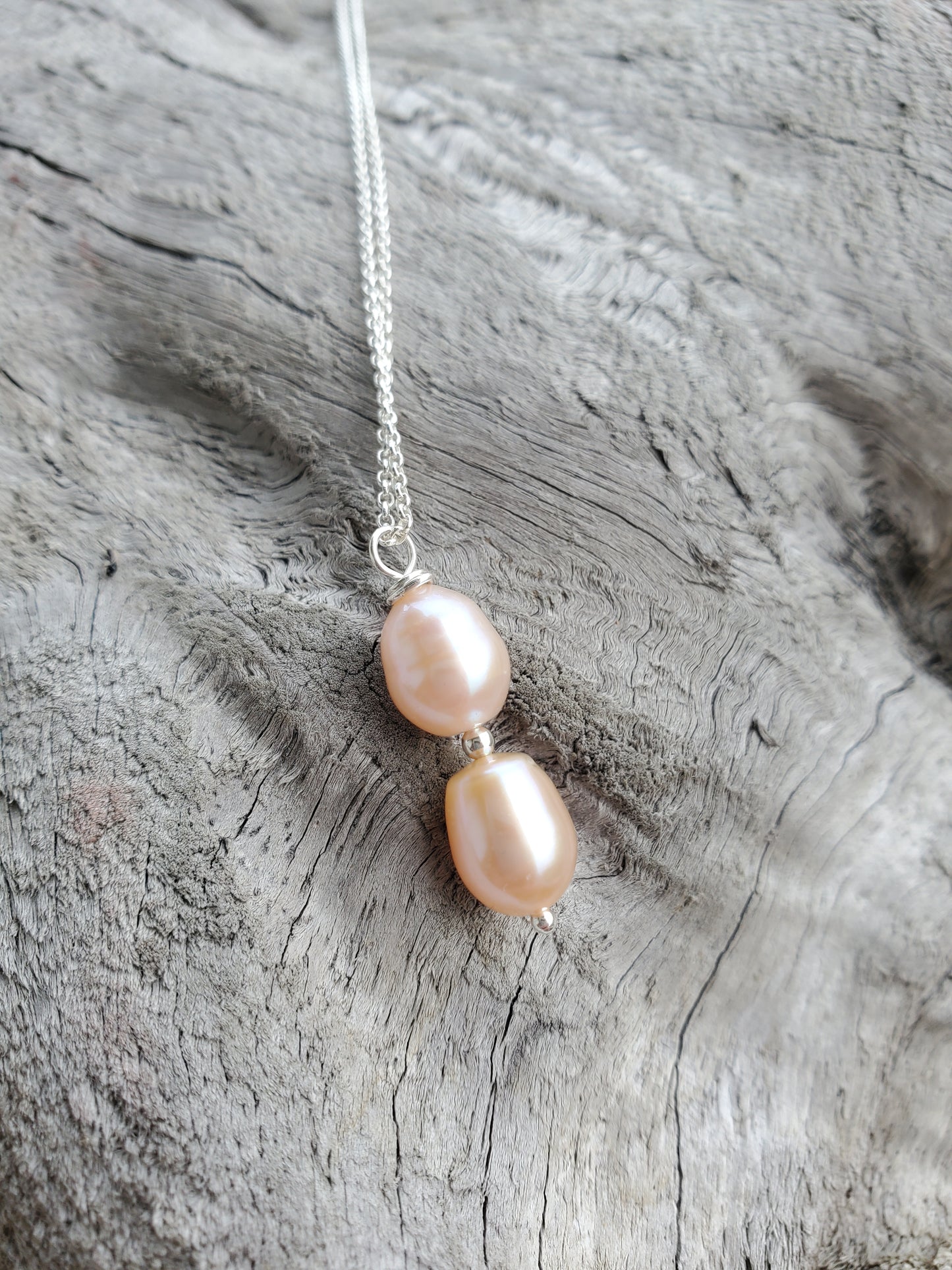 Pink Edison Pearl Necklace