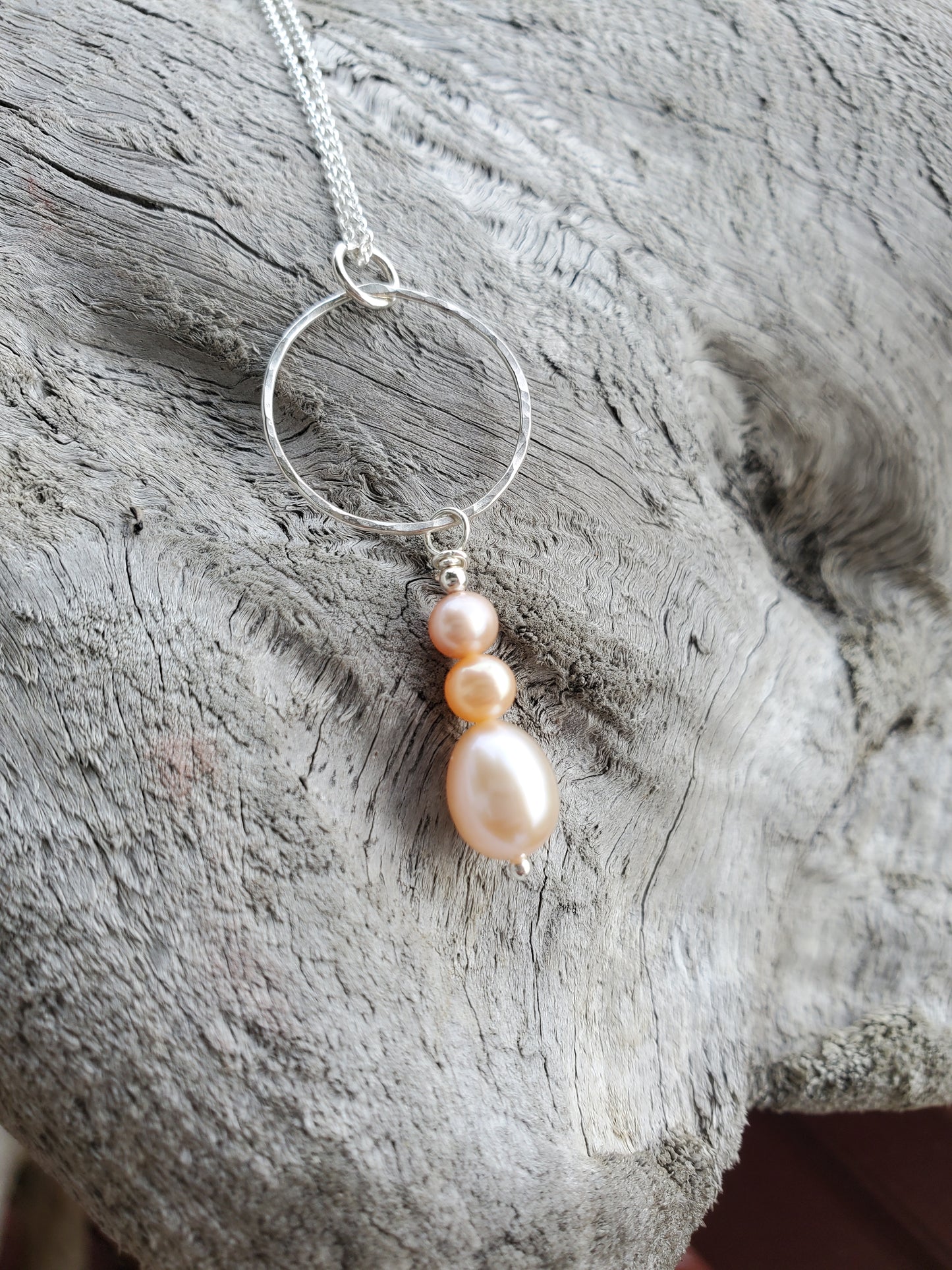 Pink Edison Pearl Necklace