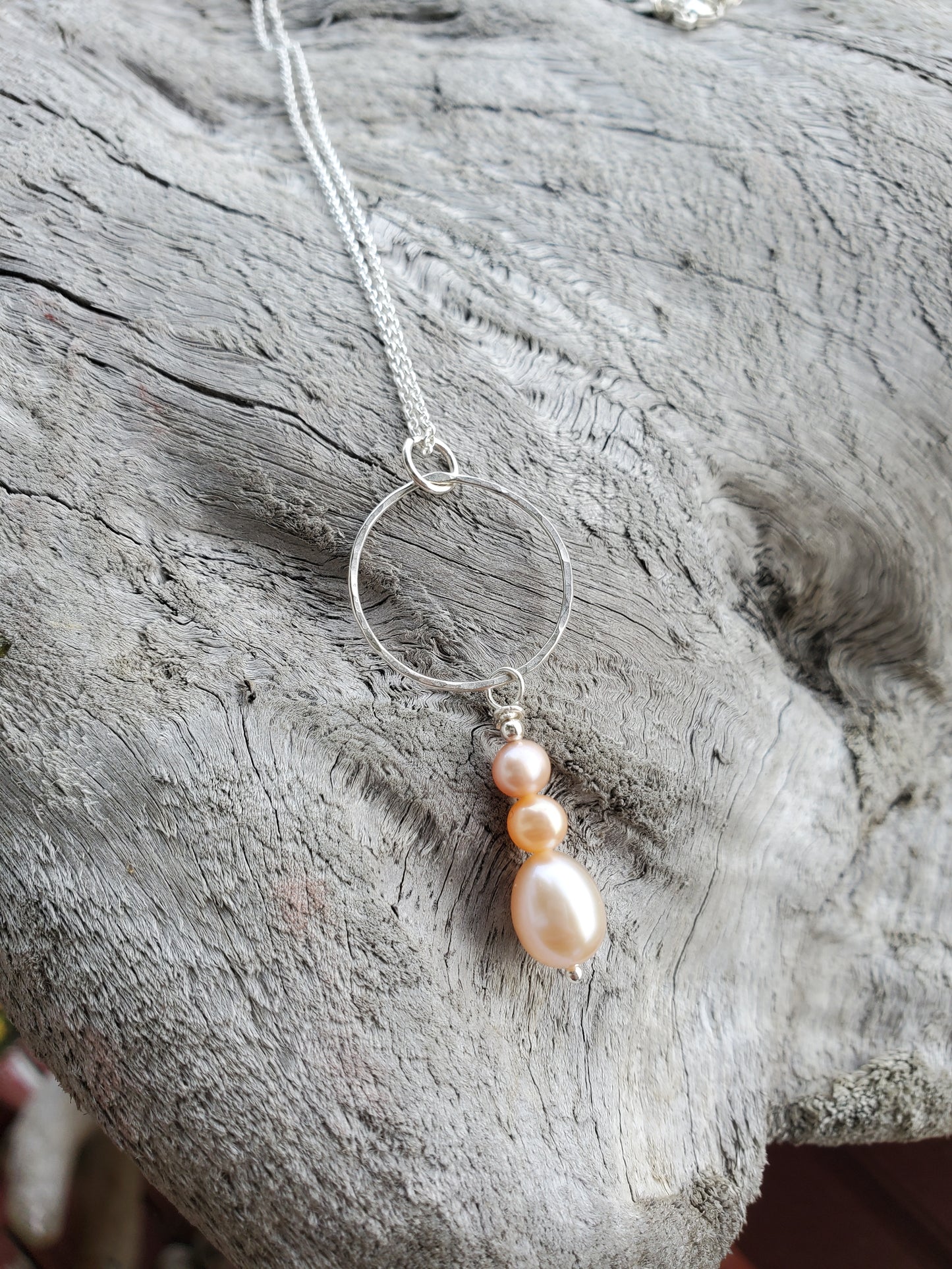 Pink Edison Pearl Necklace