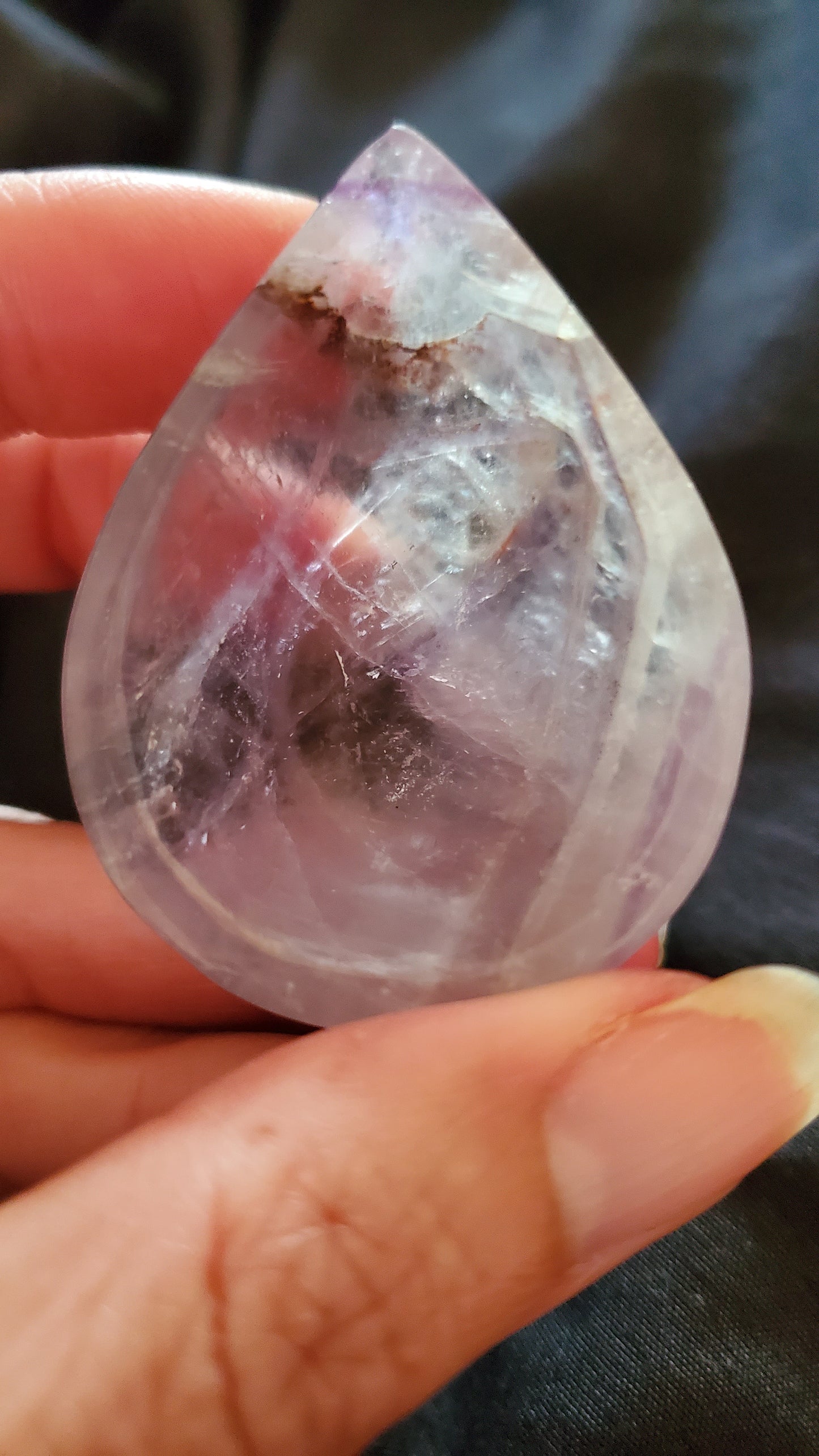 Tear Drop Amethyst Bowl