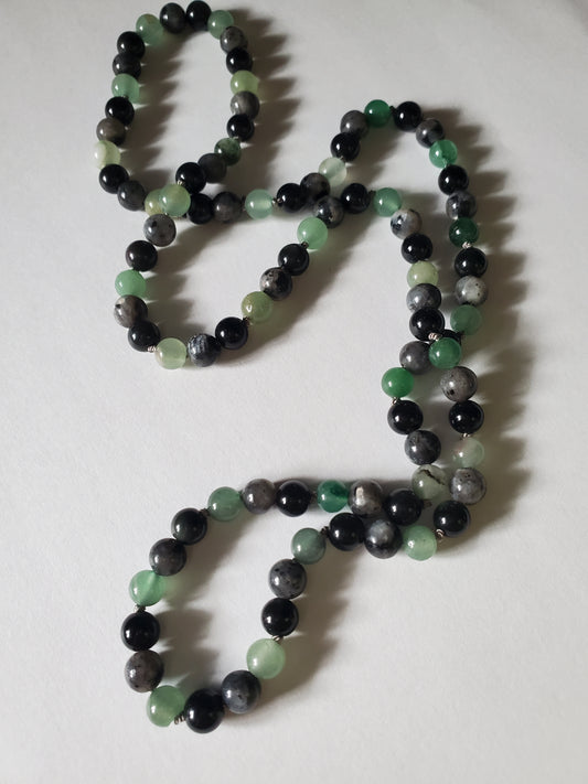 Hand-knotted Gemstone Necklace