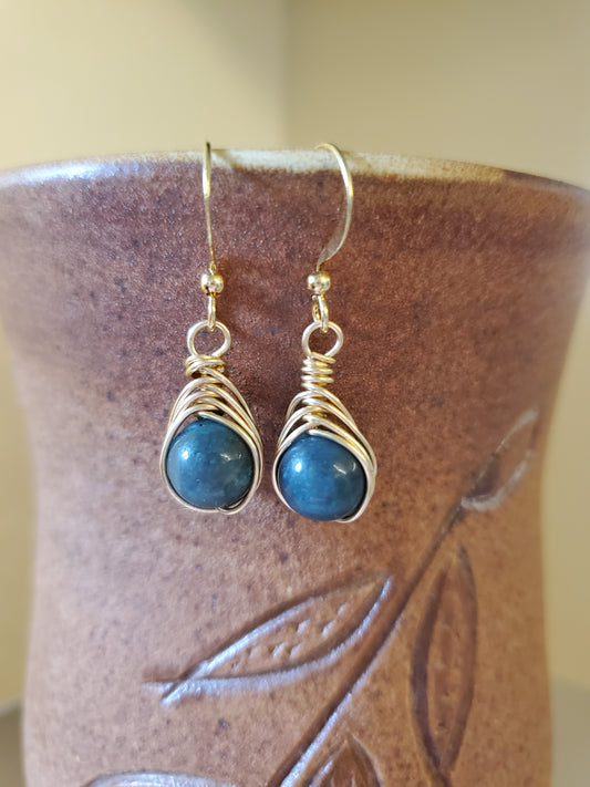 Chrysocolla Dangle