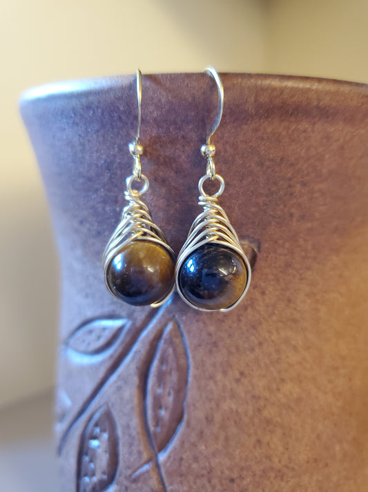 Tiger Eye Dangle