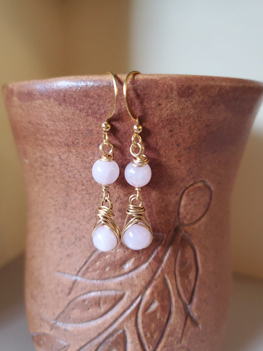 Rose Quartz Dangle