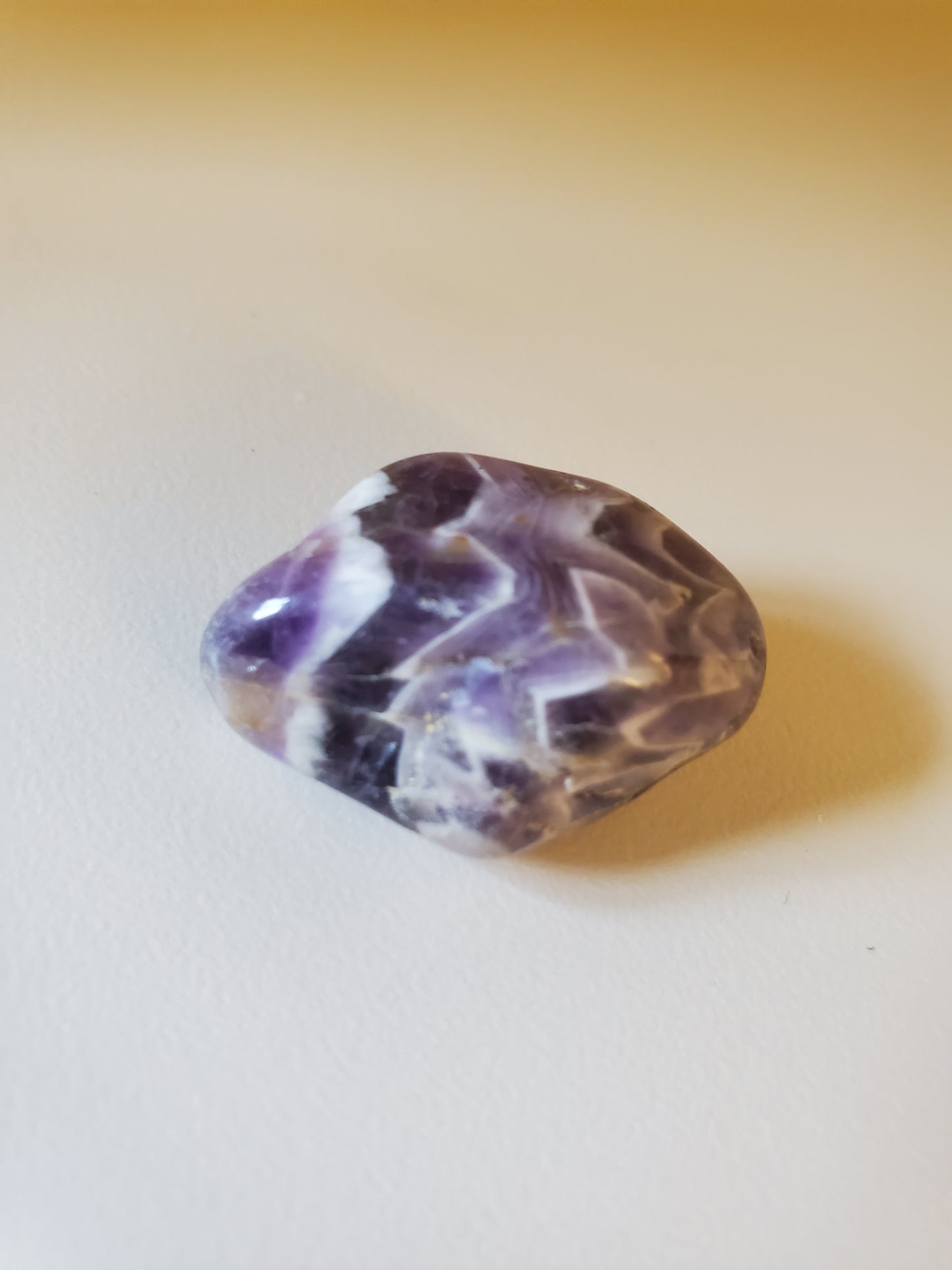 Chevron Amethyst Tumble