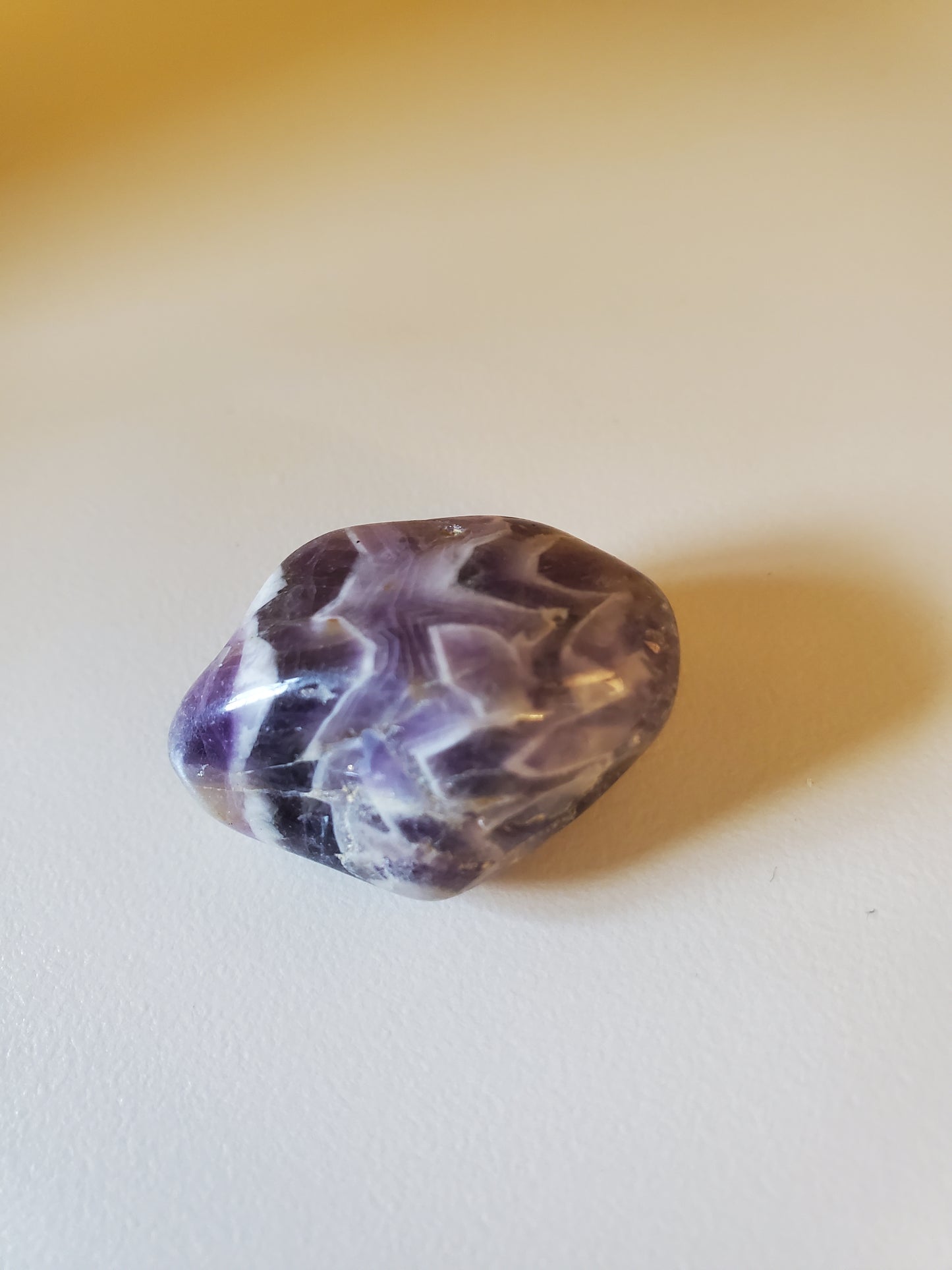 Chevron Amethyst Tumble