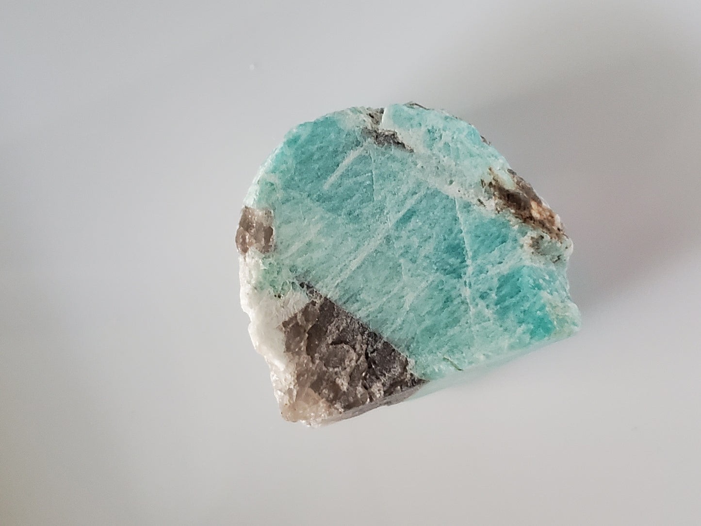 Raw Teal Calcite Chunk