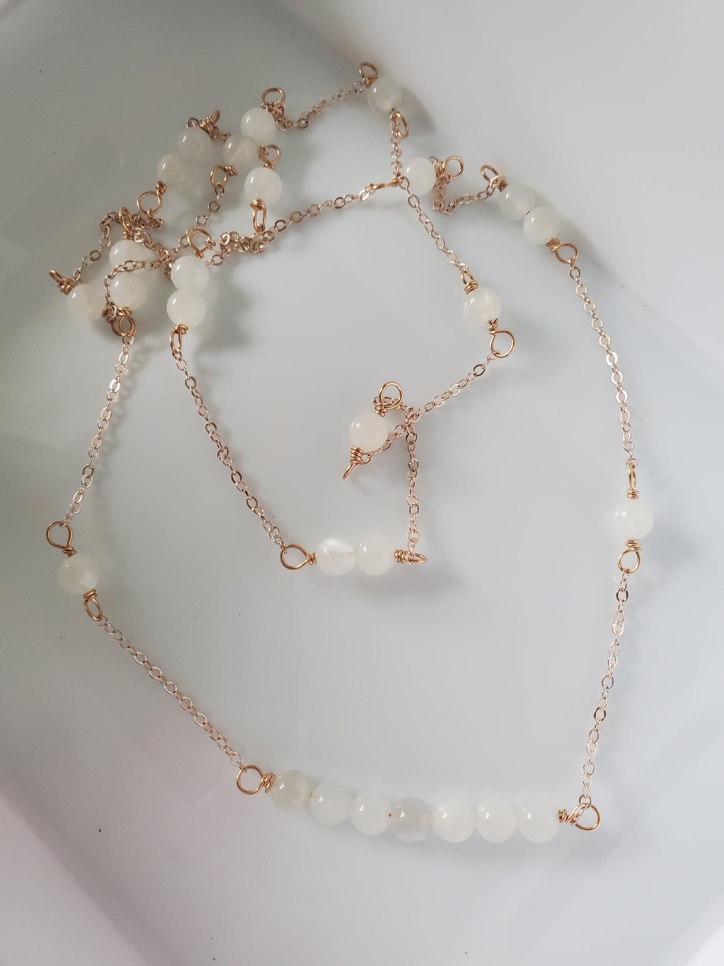 Moonstone Gemstone Necklace