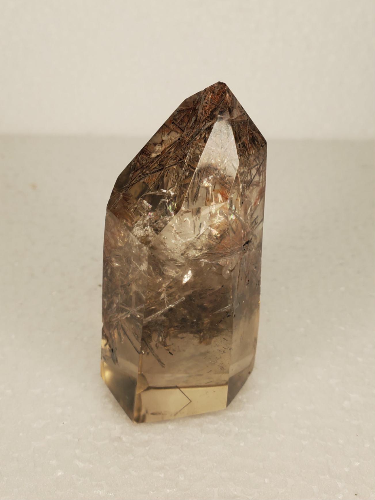 Rutilated Smokey Quartz Tower