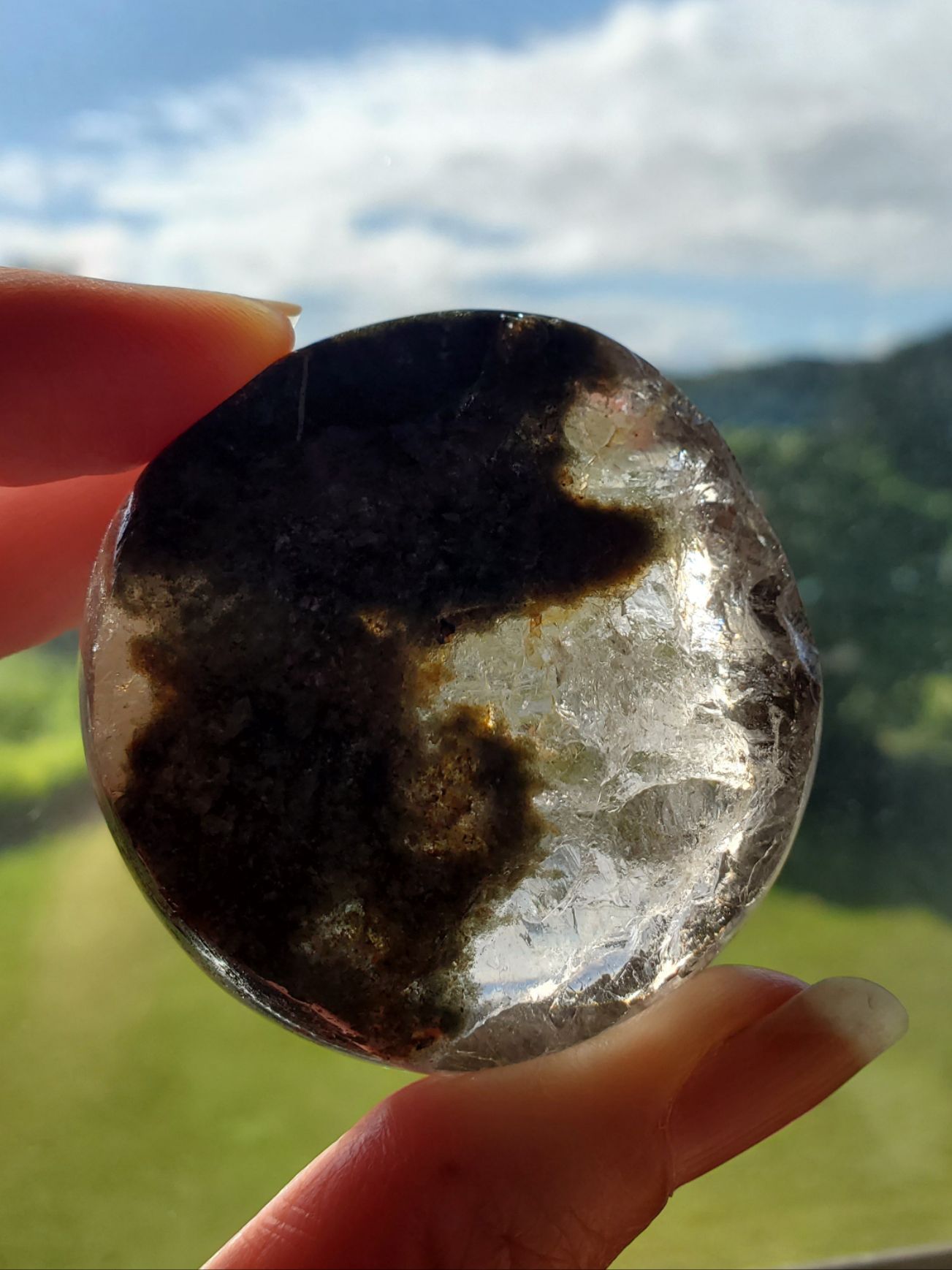 White Garden Lodolite Quartz