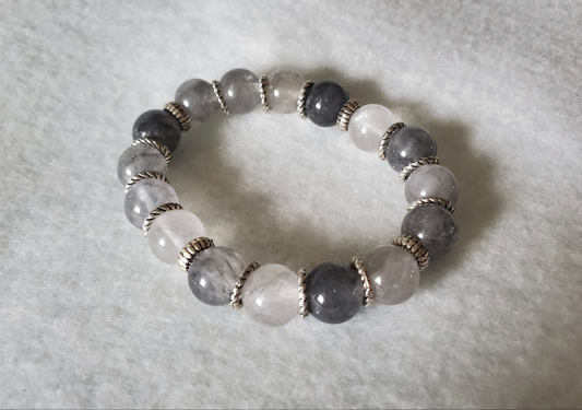 Cloud Quartz Stretch Bracelet