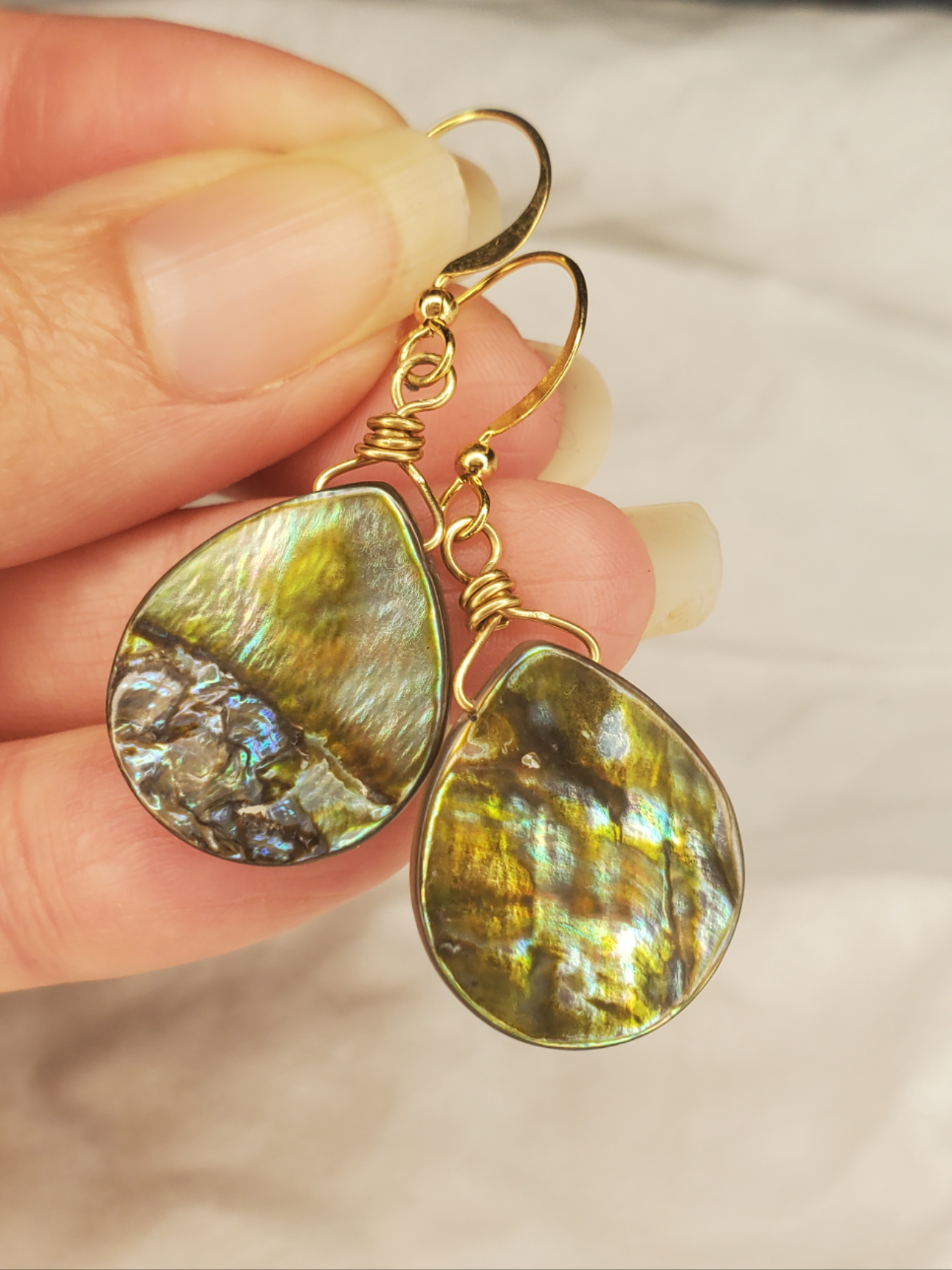 Paua Shell Dangles