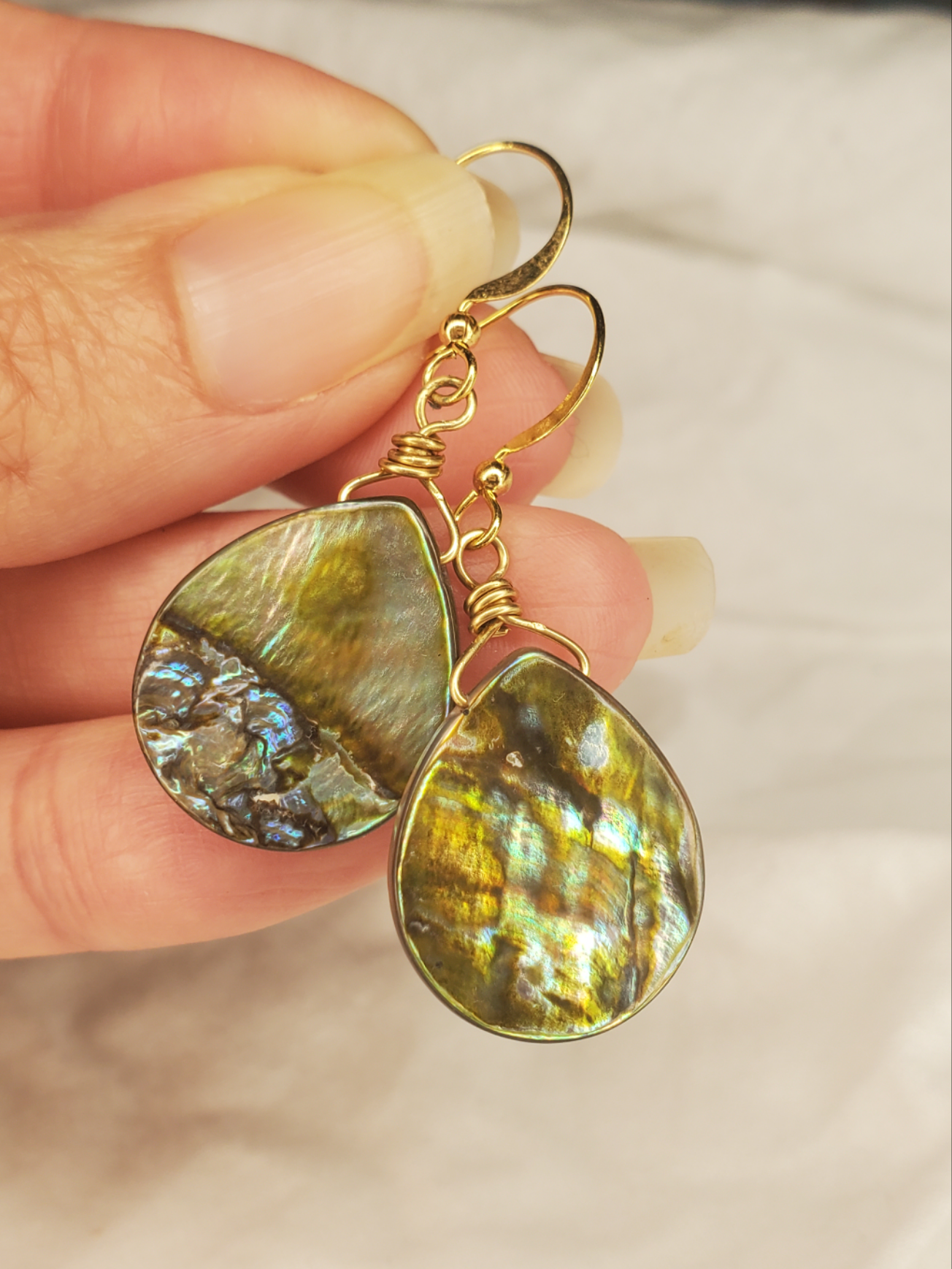 Paua Shell Dangles