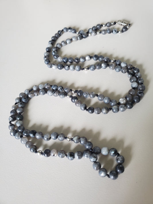 Knotted Gemstone Larvikite