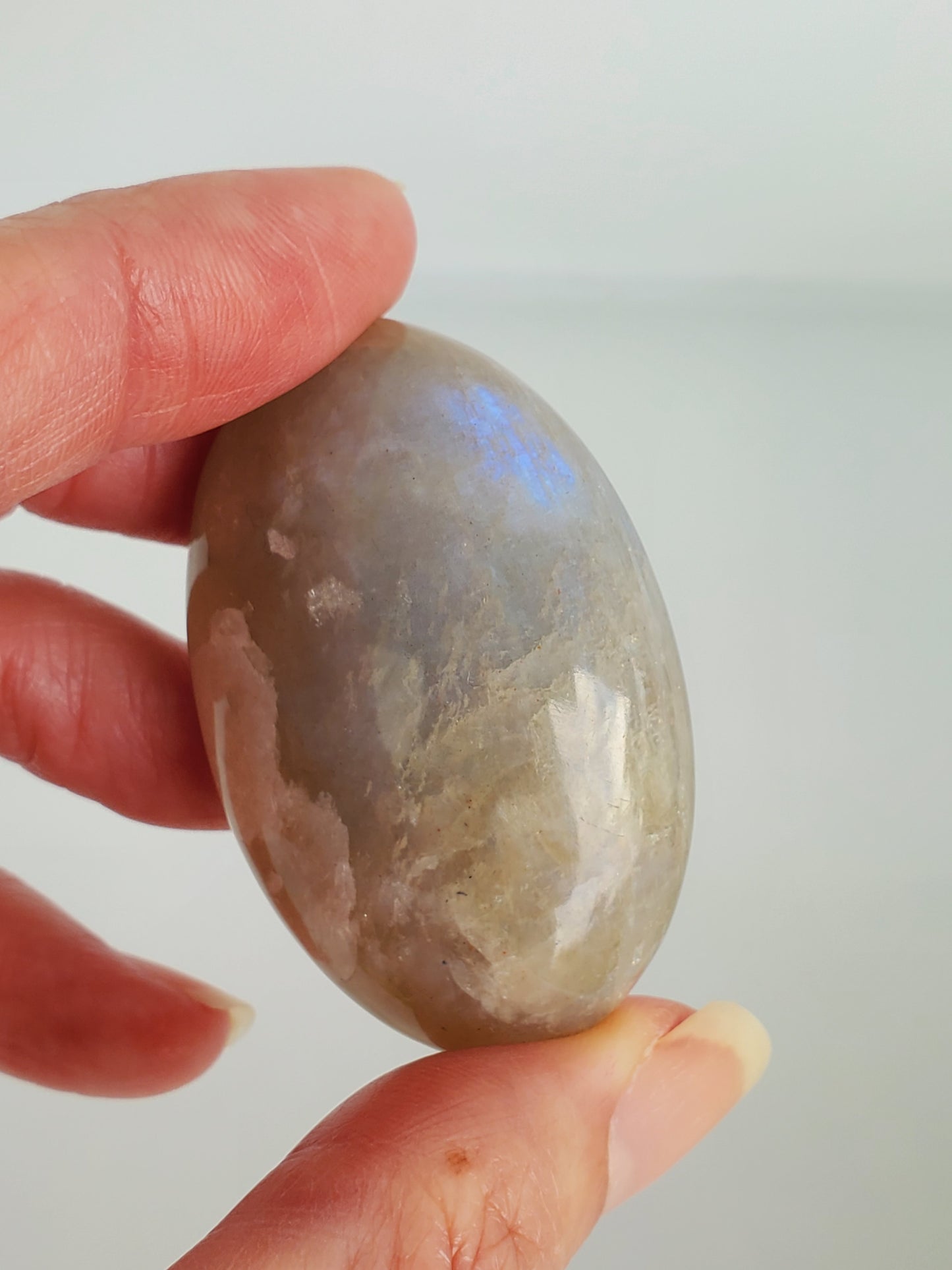 New Moonstone Palm Stone Medium