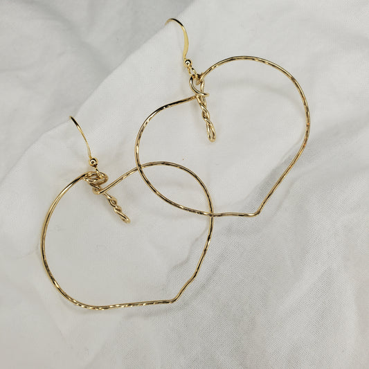 Merrie Monarch 2025 Antherium Earring-Brass