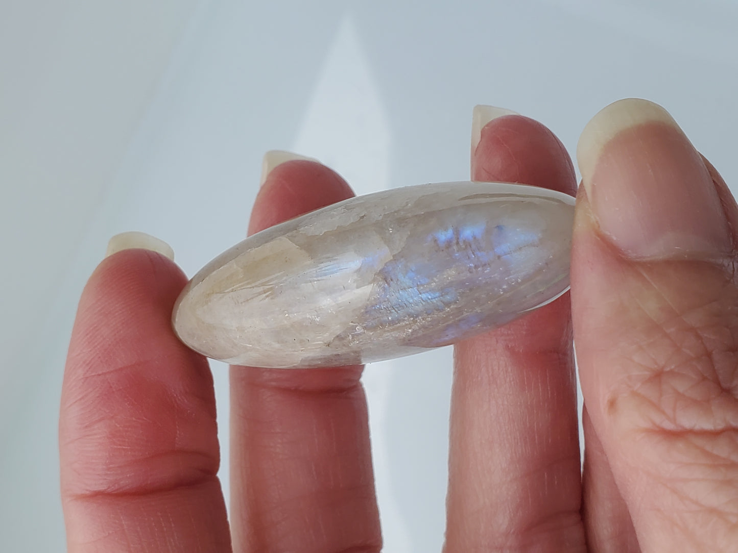 New Moonstone Palm Stone Small