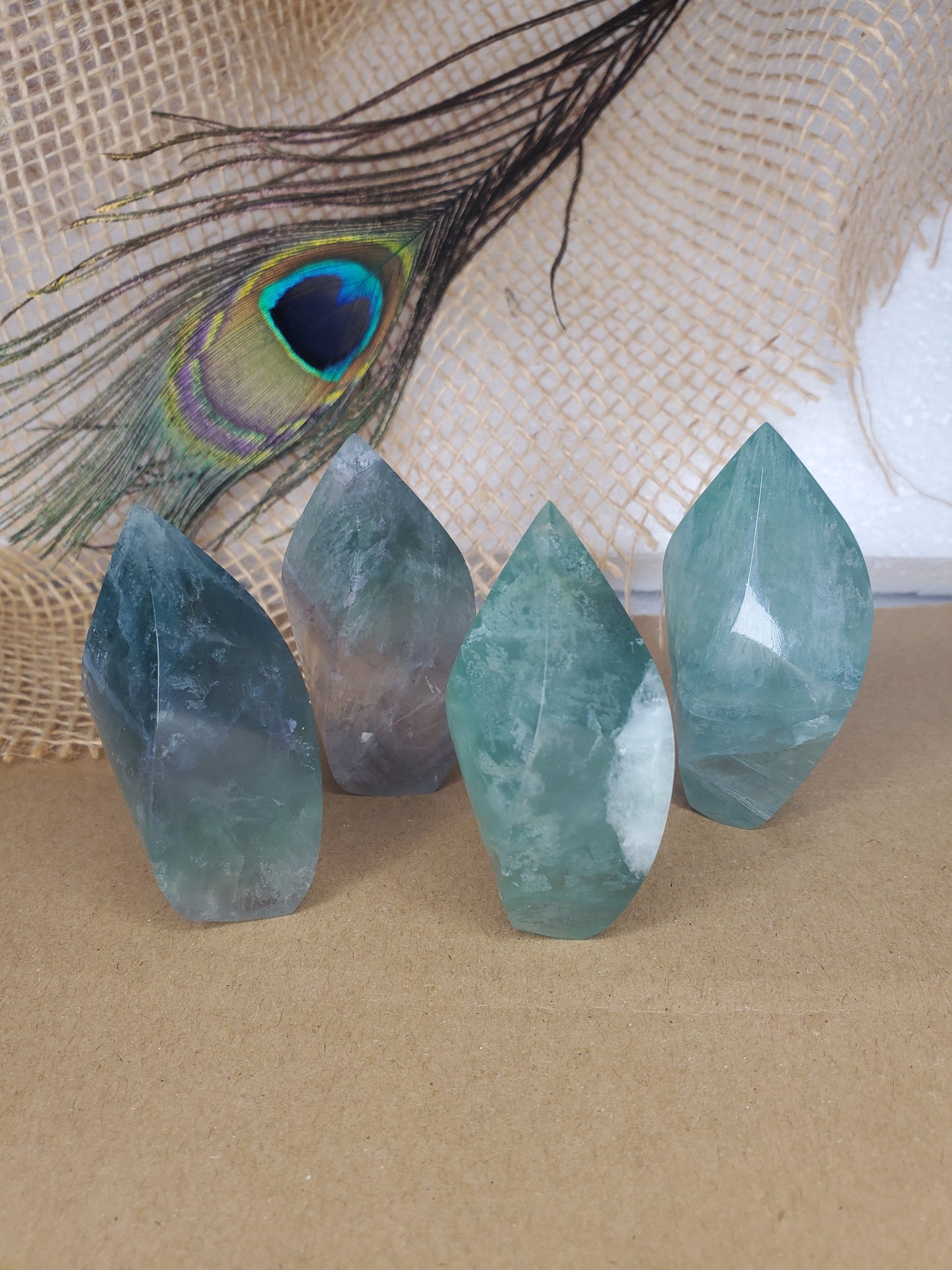 Rainbow Fluorite Flame D