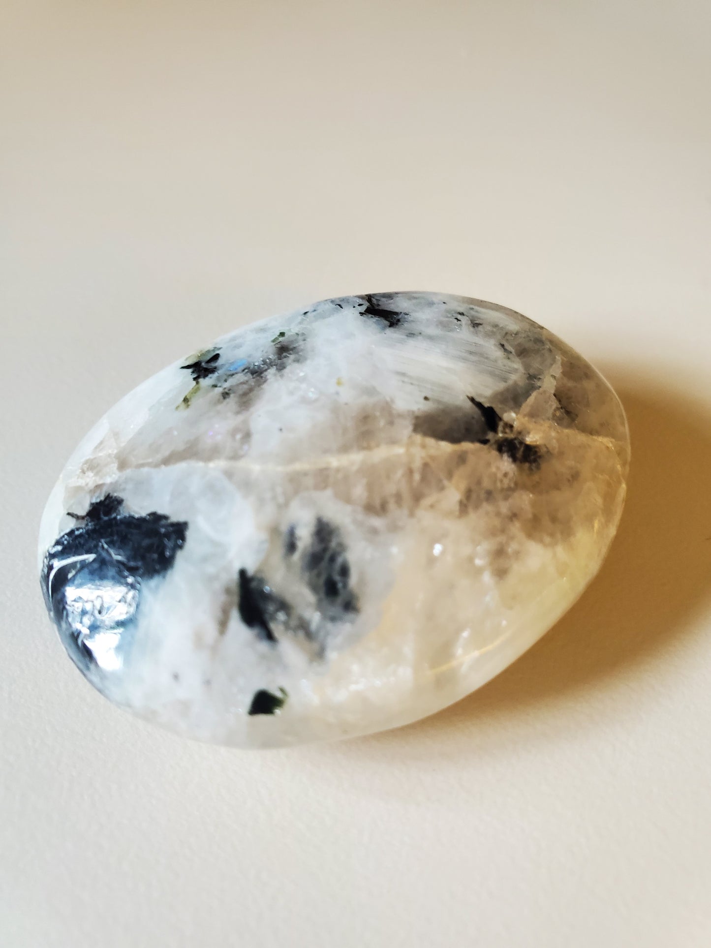 Moonstone Palm Stone