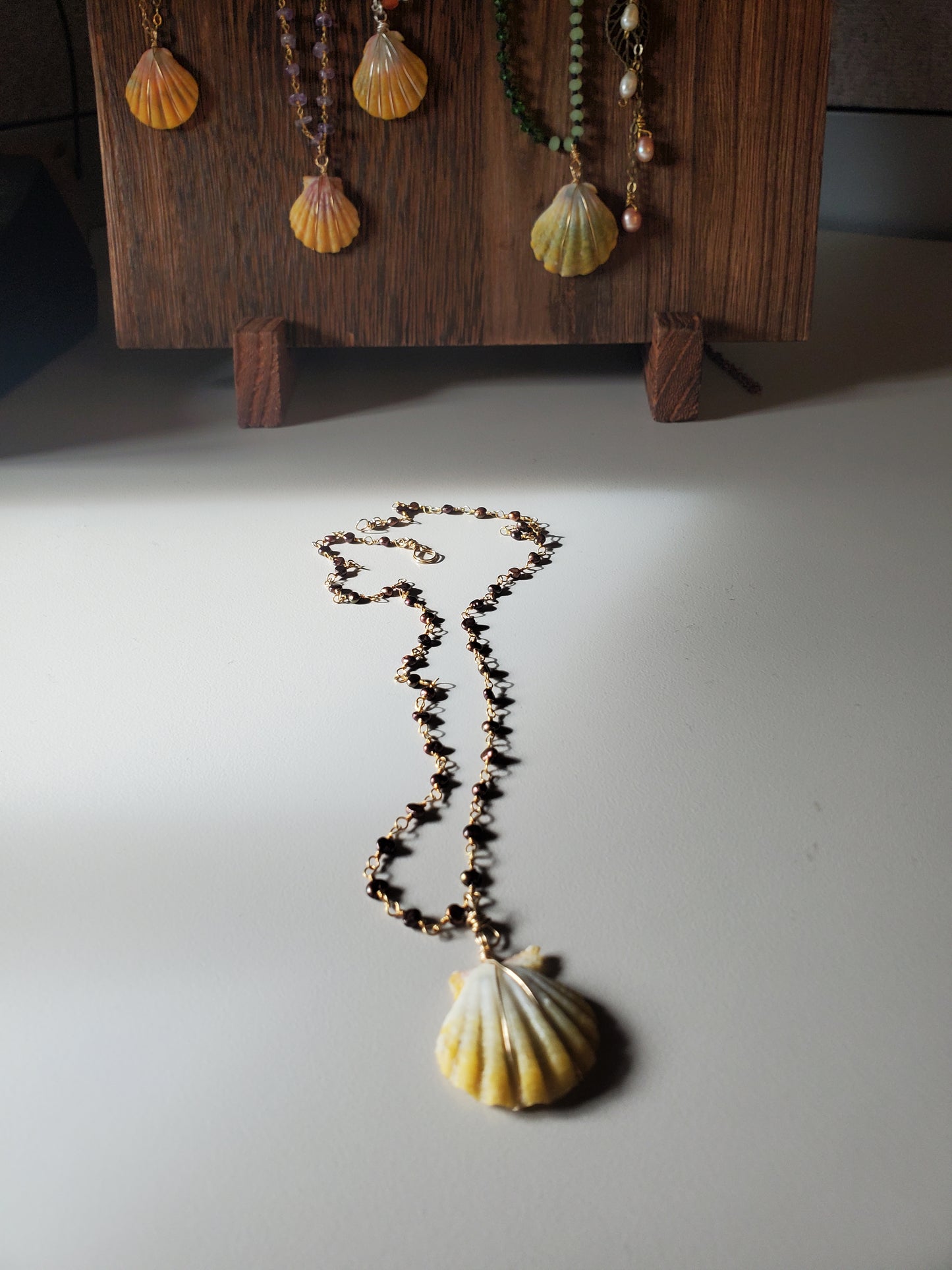 Hawaiian Sunrise Shell Pendant