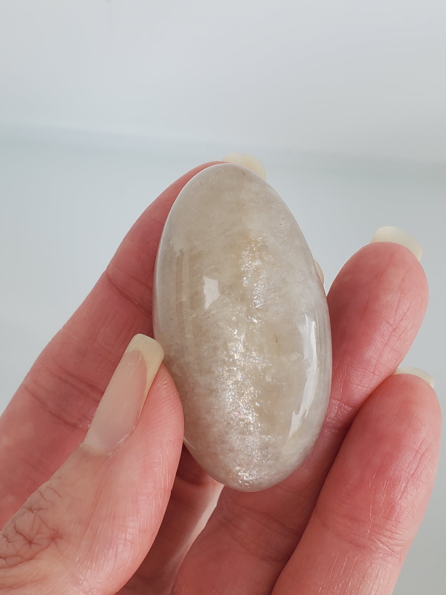 New Moonstone Palm Stone Small