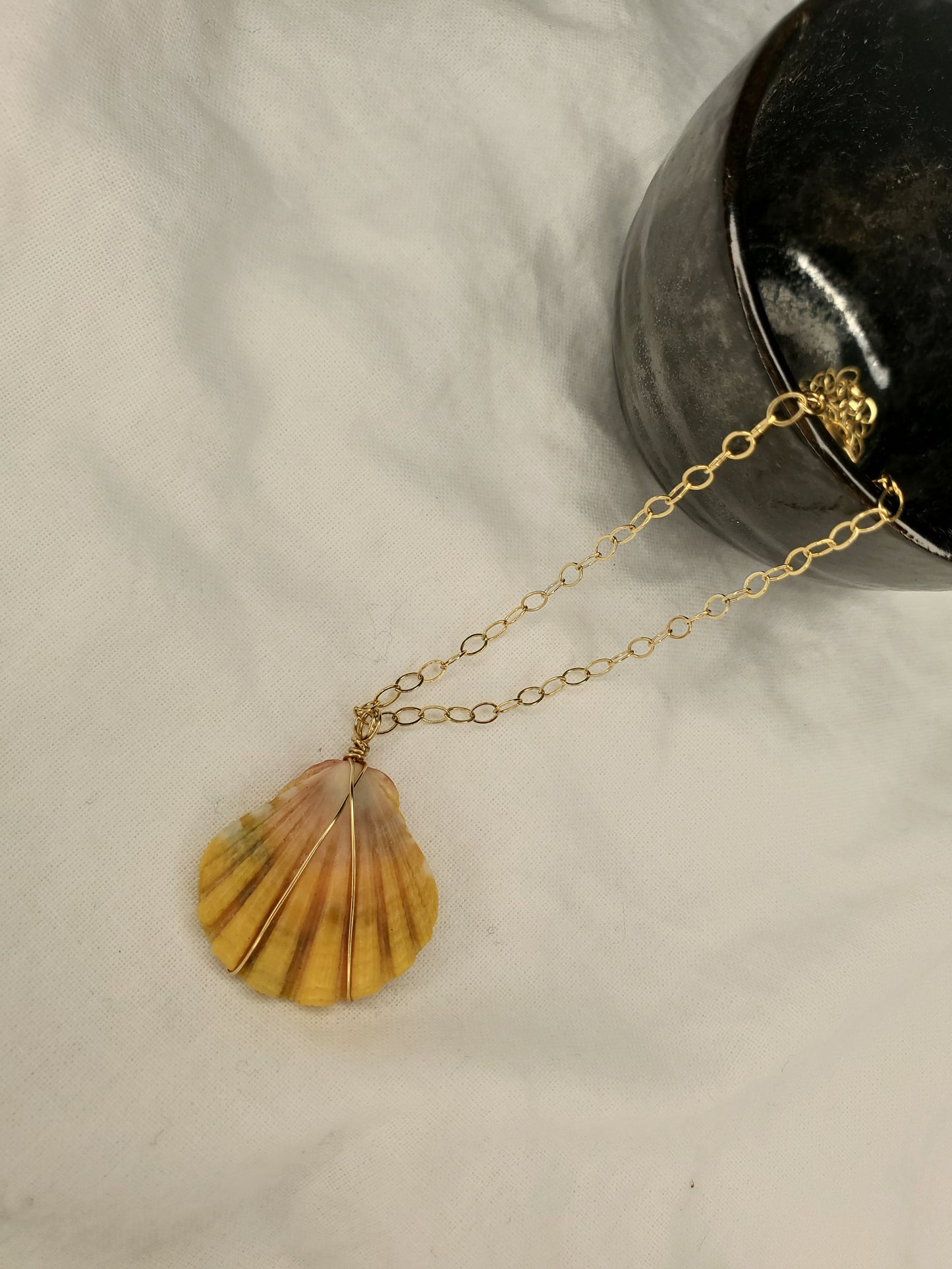Hawaiian Sunrise Shell Pendant