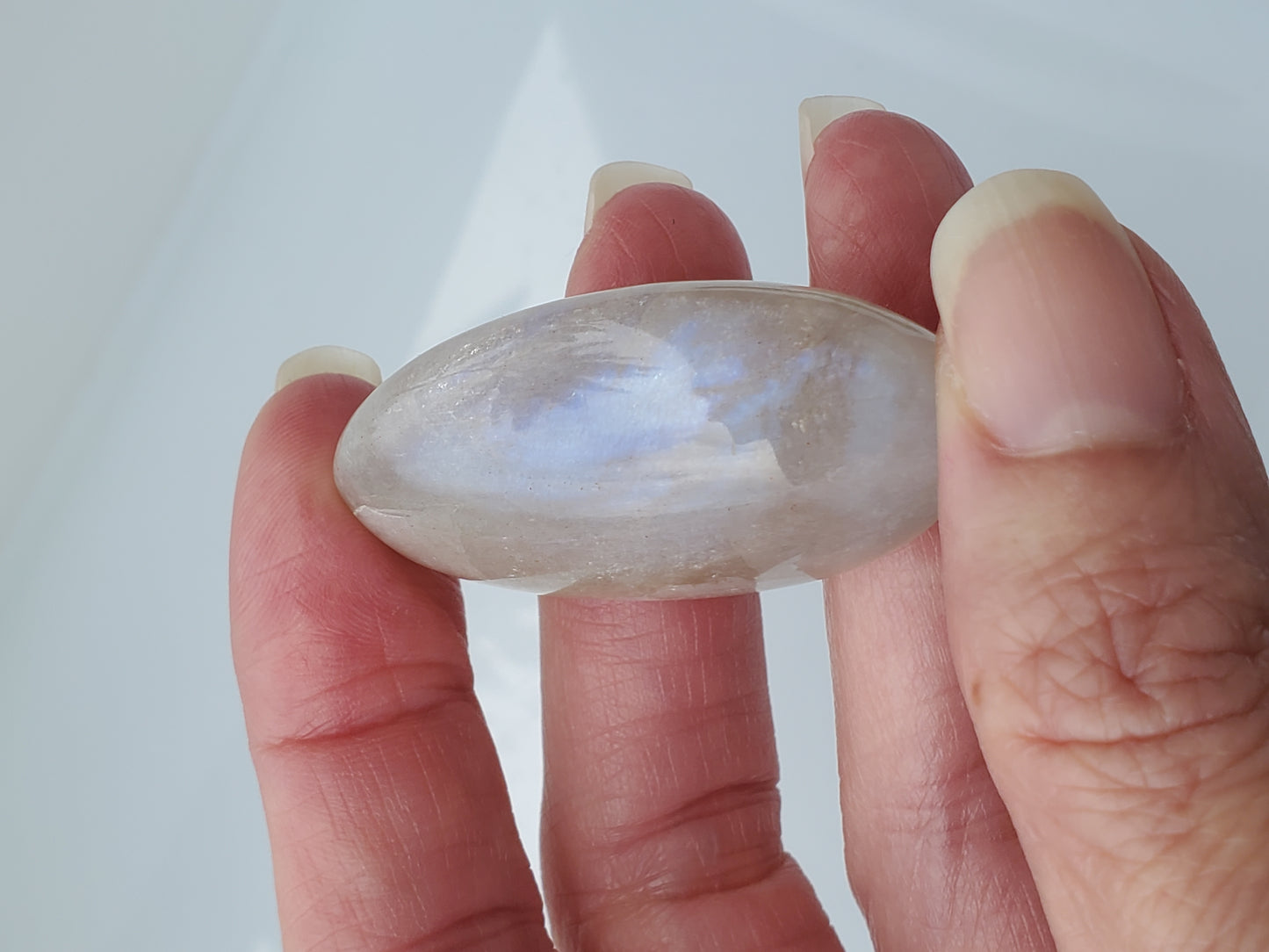 New Moonstone Palm Stone Small