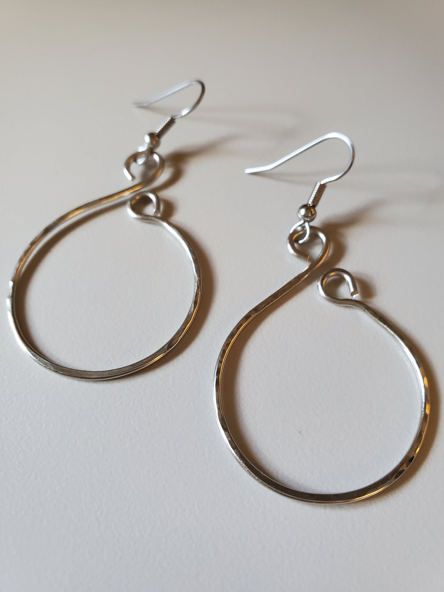 Forged Teardrop Earring