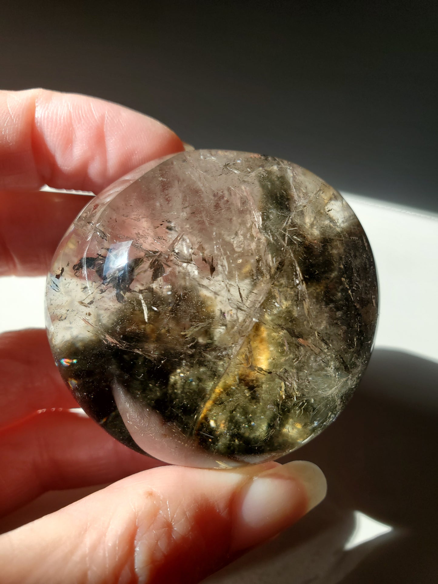 White Garden Lodolite Quartz