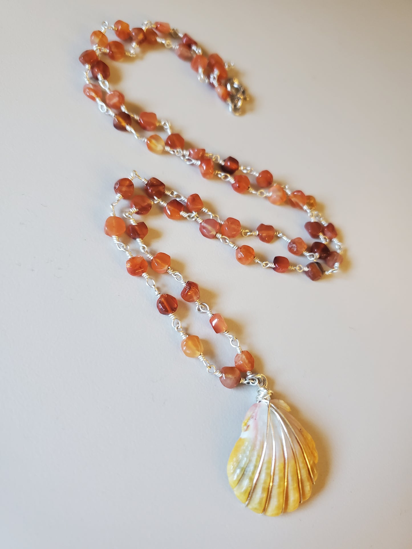 Hawaiian Sunrise Shell Pendant
