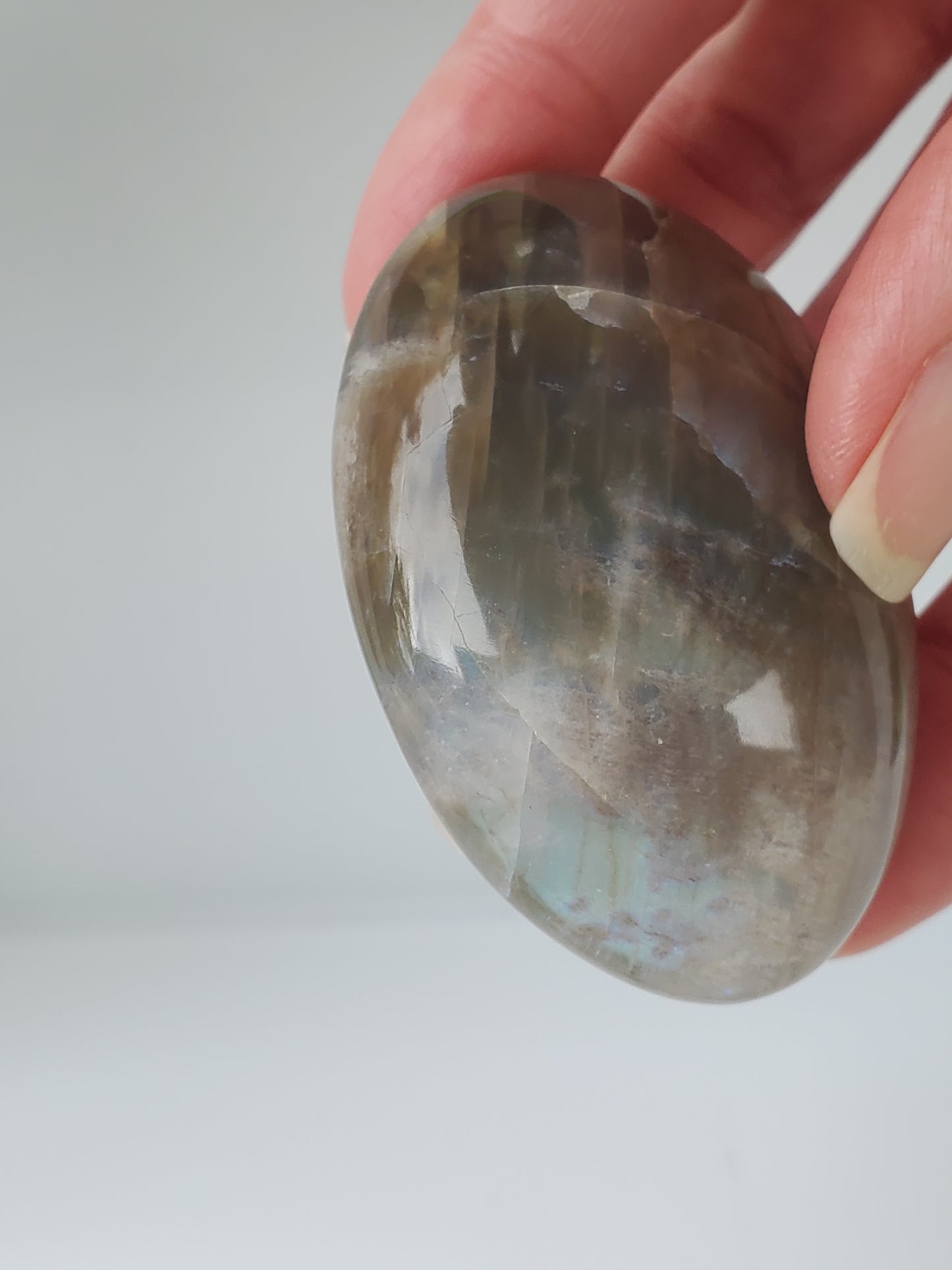New Moonstone Palm Stone