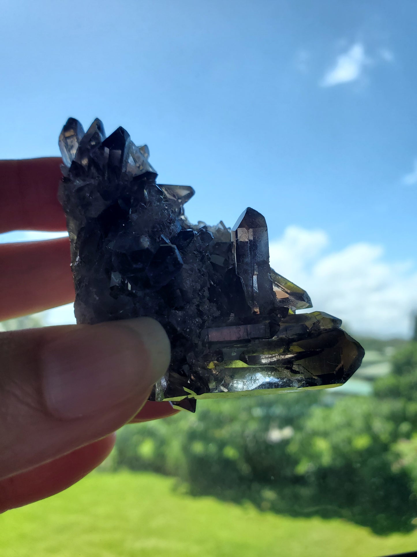 Smoky Quartz Cluster C