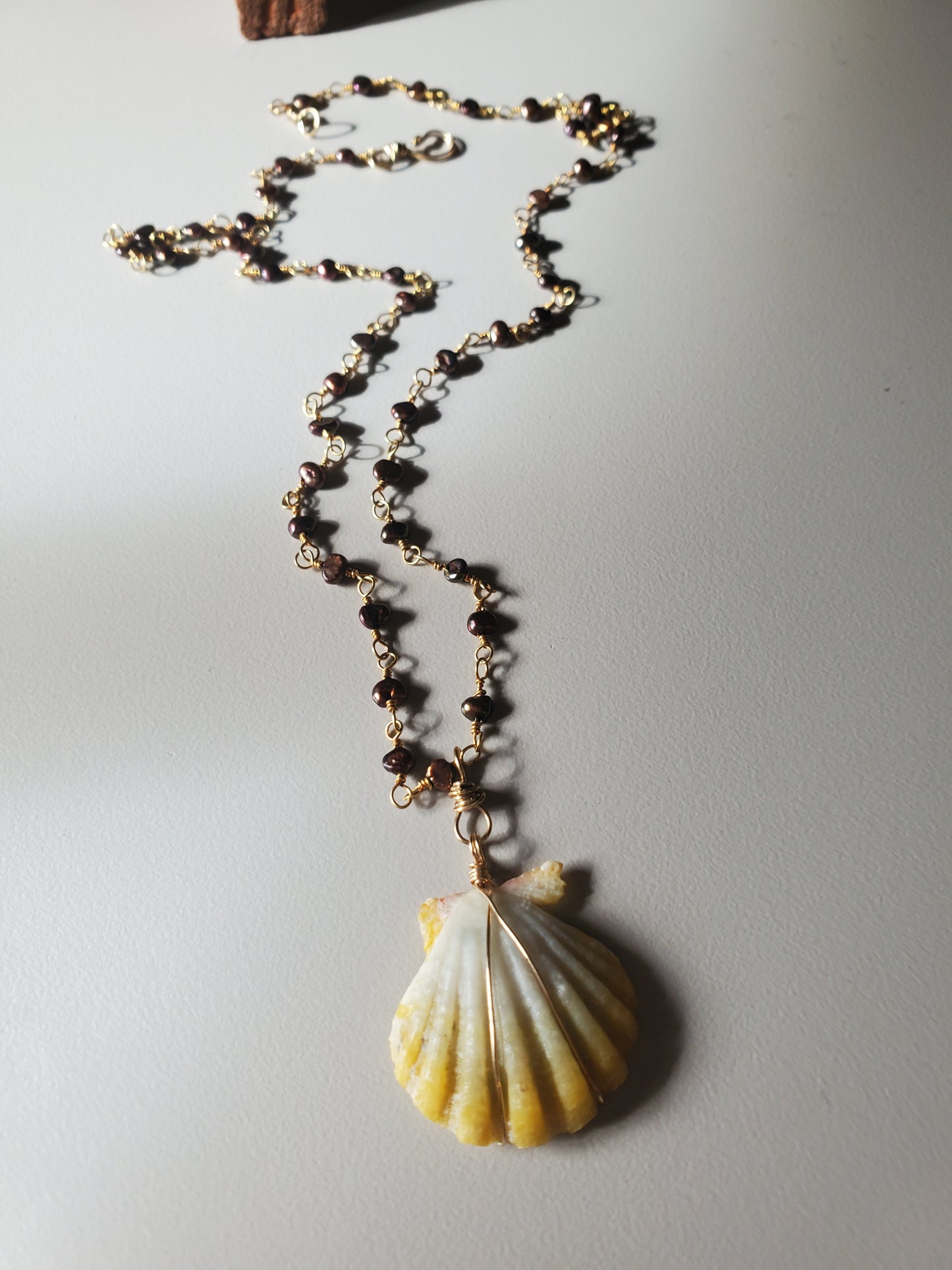 Hawaiian Sunrise Shell Pendant