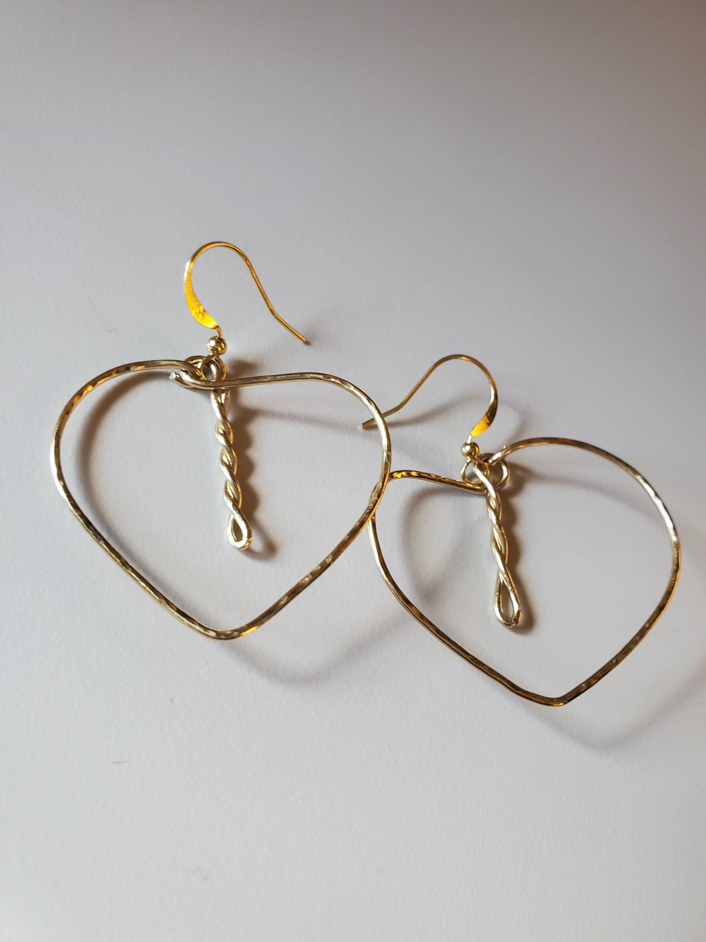 Merrie Monarch 2025 Antherium Earring-Brass