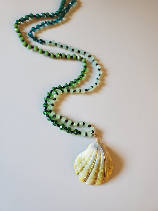 Hawaiian Moonrise Shell Pendant