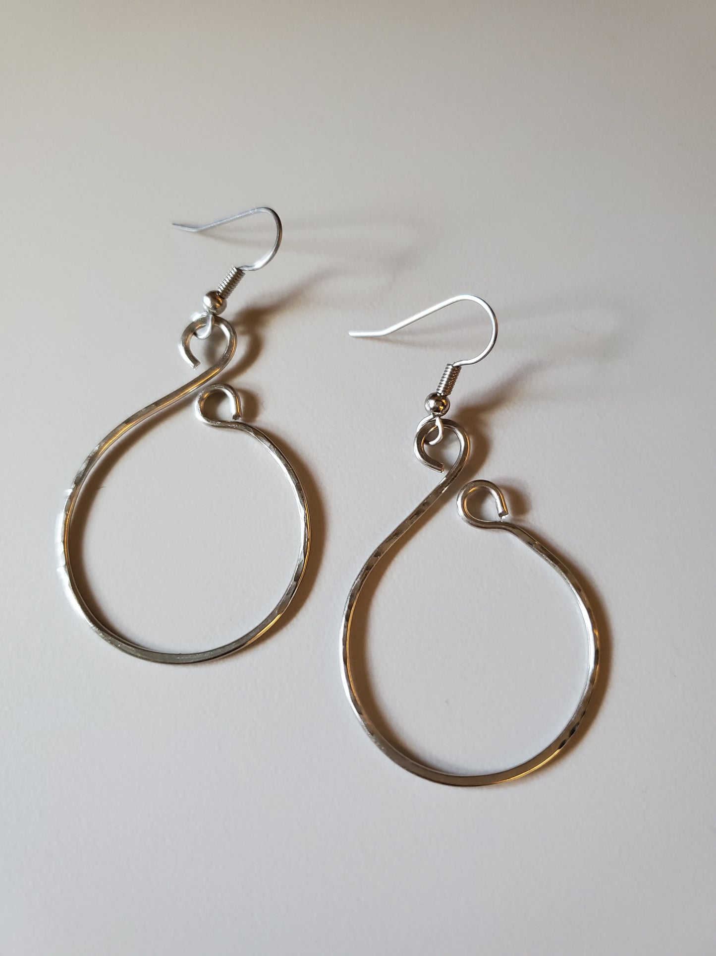 Forged Teardrop Earring