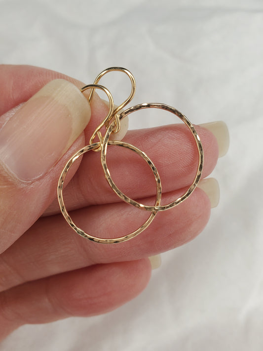 Minimalistic Gold Filled Hoops-Mini
