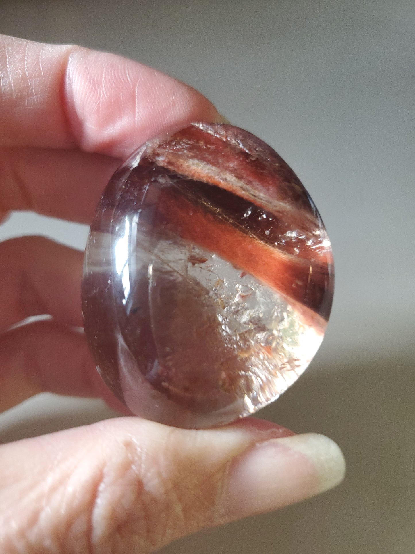 Red Lodolite Quartz