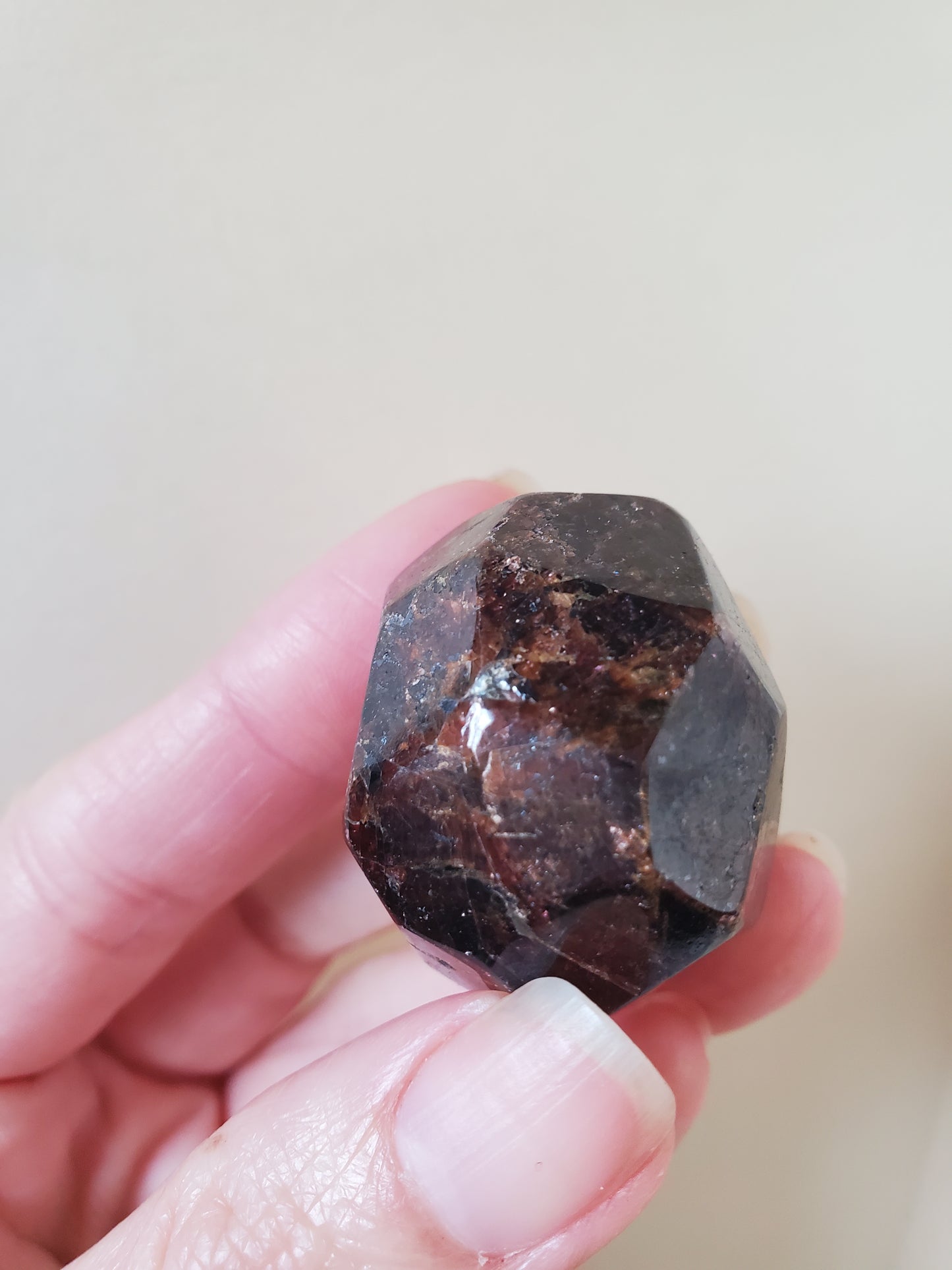 Garnet Octagon Palm Small