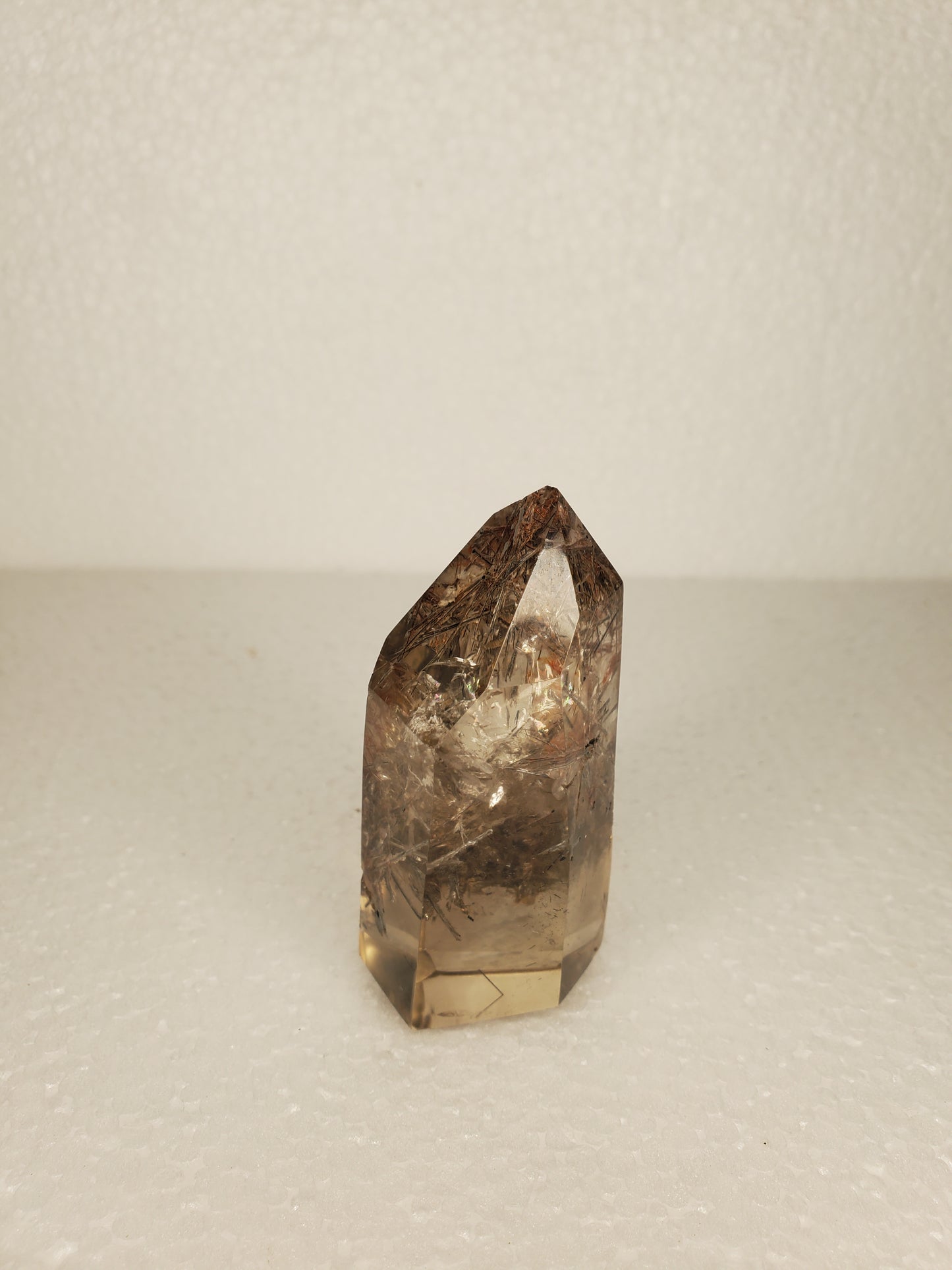 Rutilated Smokey Quartz Tower