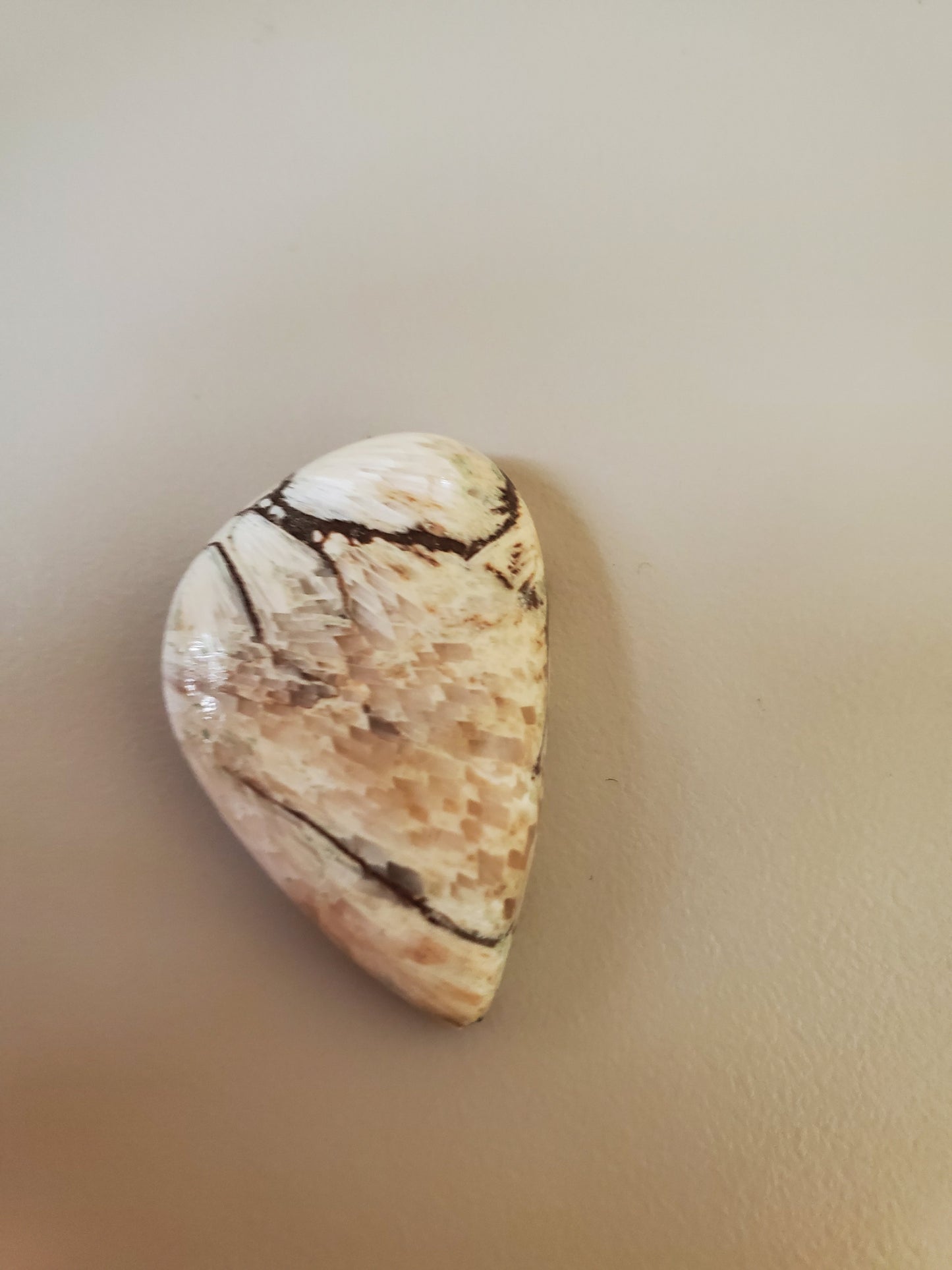 Scolecite Teardrop Tumble/Pendant