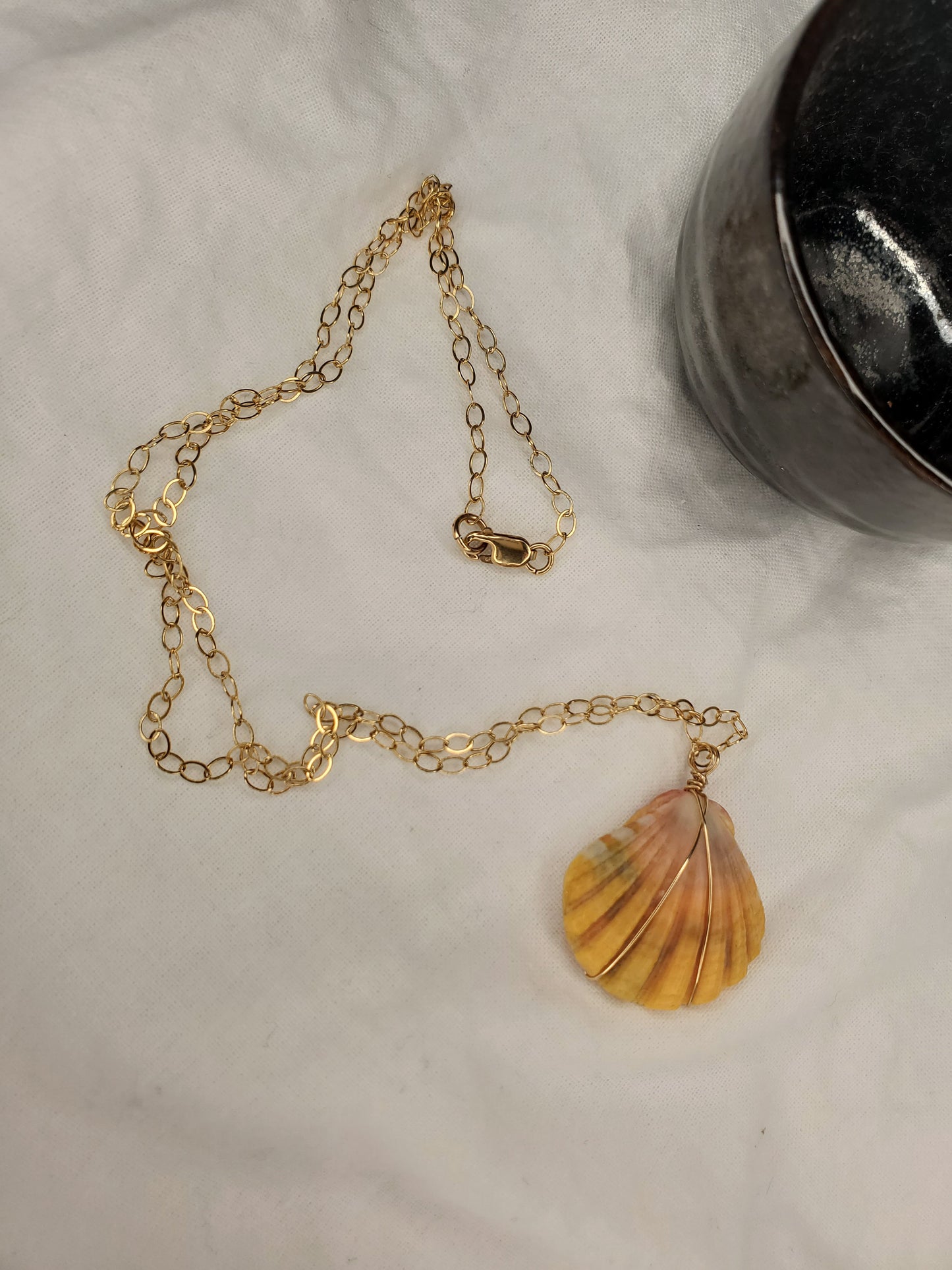 Hawaiian Sunrise Shell Pendant