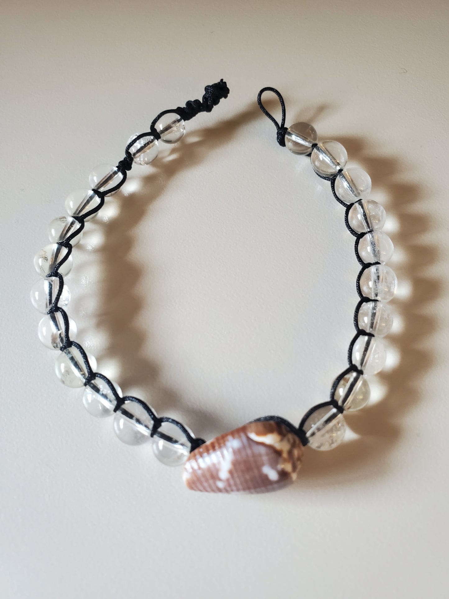 Macrame Clear Quartz Bracelet
