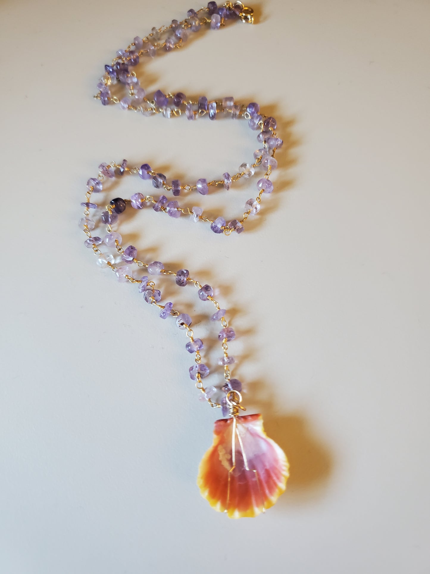 Hawaiian Sunrise Shell Pendant