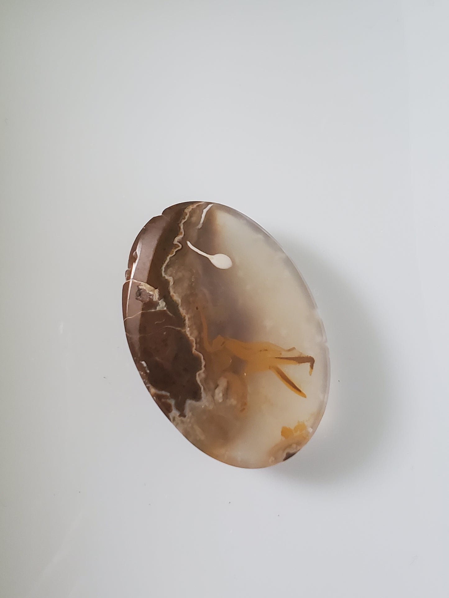 Botswana Agate Oval Pendant